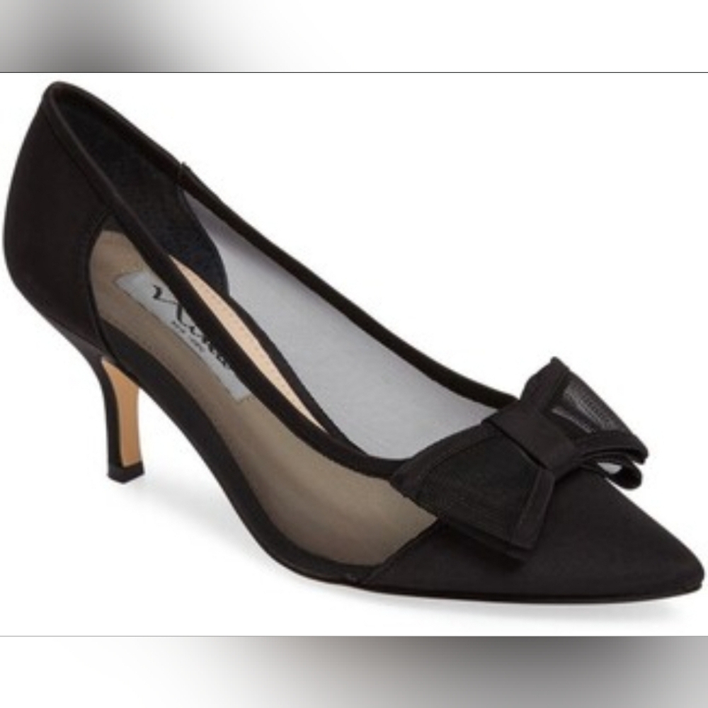 Nina Bianca Mesh Pointy Toe Pump Sz 7.5